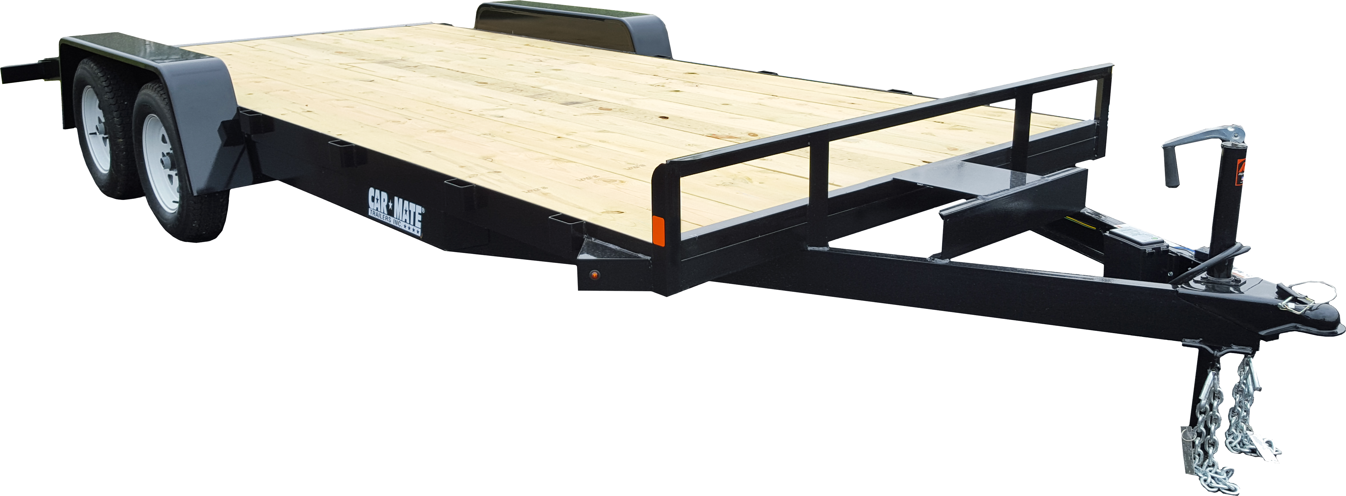 Equipment Trailer Angle Iron Open Car Full Treated Plank Deck