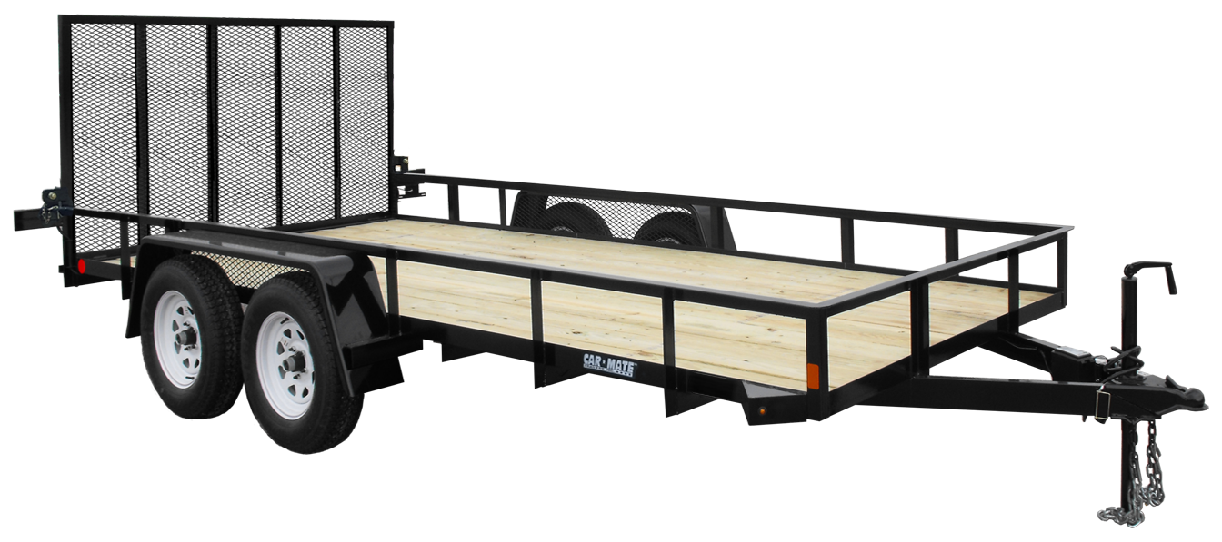 Utility Trailer Angle Iron Tandem Axle