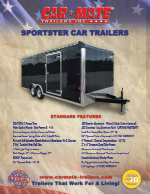 sportster-car-trailer-brochure-1 Sportster Car Trailers Brochure Cover