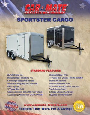 sportster-cargo-brochure-1 Sportster Cargo Trailers Brochure Cover