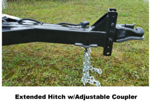 Extended Hitch and Adjustable coupler