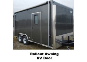 Rollout Awning RV Door