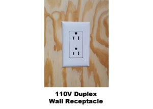 110V Duplex Wall Receptacle