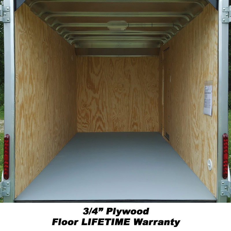 Lifetime Warranty 3/4" Plywood Floor